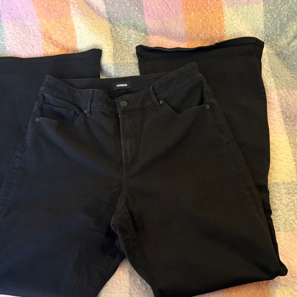 Express Women's Dark Flare Jeans